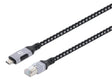 EAN 0766623394826 - Manhattan 394826 cambiador de género para cable RJ-45 USB-C Negro, Plata imagen 1
