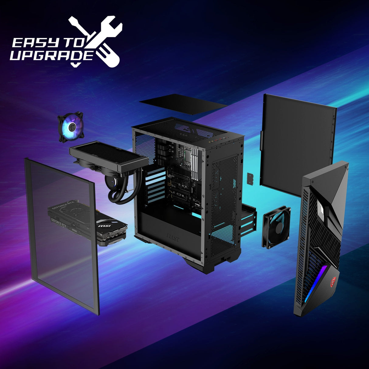 Pc Gaming Msi Mpg Infinite X2 14nug7-460at Intel® Core I7 I7-14700kf 32 Gb Ddr5-Sdram 1 Tb Ssd Nvidia Geforce Rtx 4080 Super Windows 11 Home