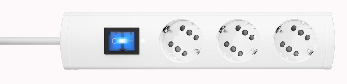 Prolongador 3 Tomas +1 Interruptor Duoversal Plus