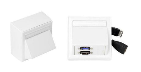 EAN 5704174894667 - Vivolink WI221261 toma de corriente HDMI + USB A Blanco imagen 1