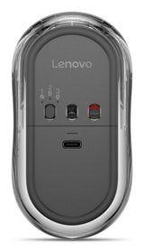 Lenovo 8000, Ambidiestro, Óptico, Bluetooth + Usb Type-A, 4000 Dpi, Gris