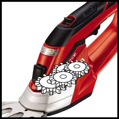 Tijeras Para Césped Y Arbustos A Batería Einhell Ge-Cg 12 Li Wt, 12 Voltios, Tijeras Para Césped (Rojo/Negro, Batería De Iones De Litio De 1,5 Ah) 3410411