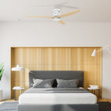 Ventilador  Pae  Techo Taurus Polar 3b 30w 132cm 3 Aspas Est9440330l