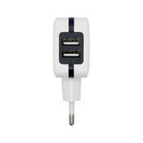 Aisens Cargador Usb 17w 5v/3.4a - 2xusb Con Control Ai - Blanco