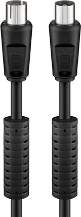 EAN 4040849507304 - Goobay 50730 cable coaxial 5 m Negro imagen 1