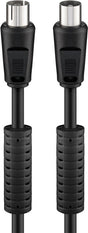 EAN 4040849507281 - Goobay 50728 cable coaxial 1,5 m Negro imagen 1
