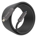 Cable Usb3.1 Aisens Gen2 10gbps Aoc 4k 3a 60w E-Mark Usb-C M/M 10m