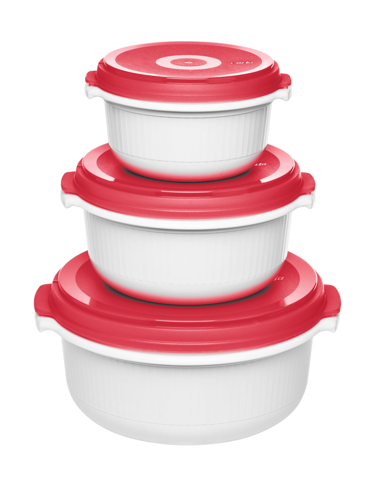 Emsa Olla Para Microondas Micro Family, Juego Básico De 3 Piezas, Caja 518999