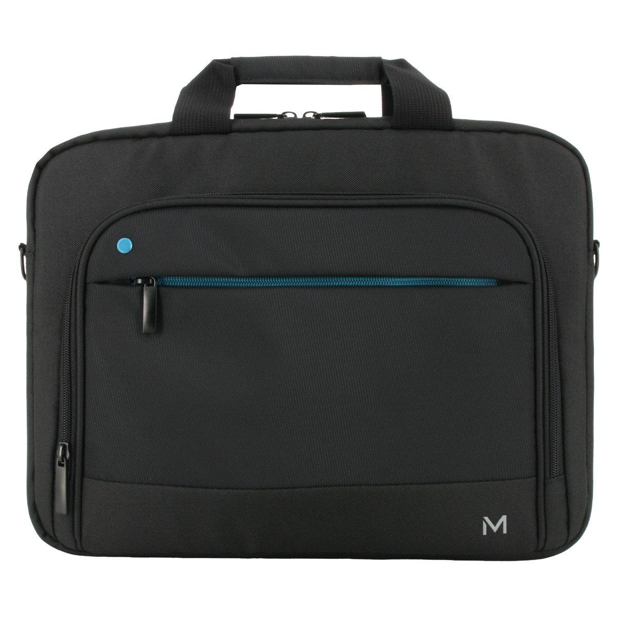 Mobilis Theone Briefcase Toploading Blue Zip 14-16" Negro