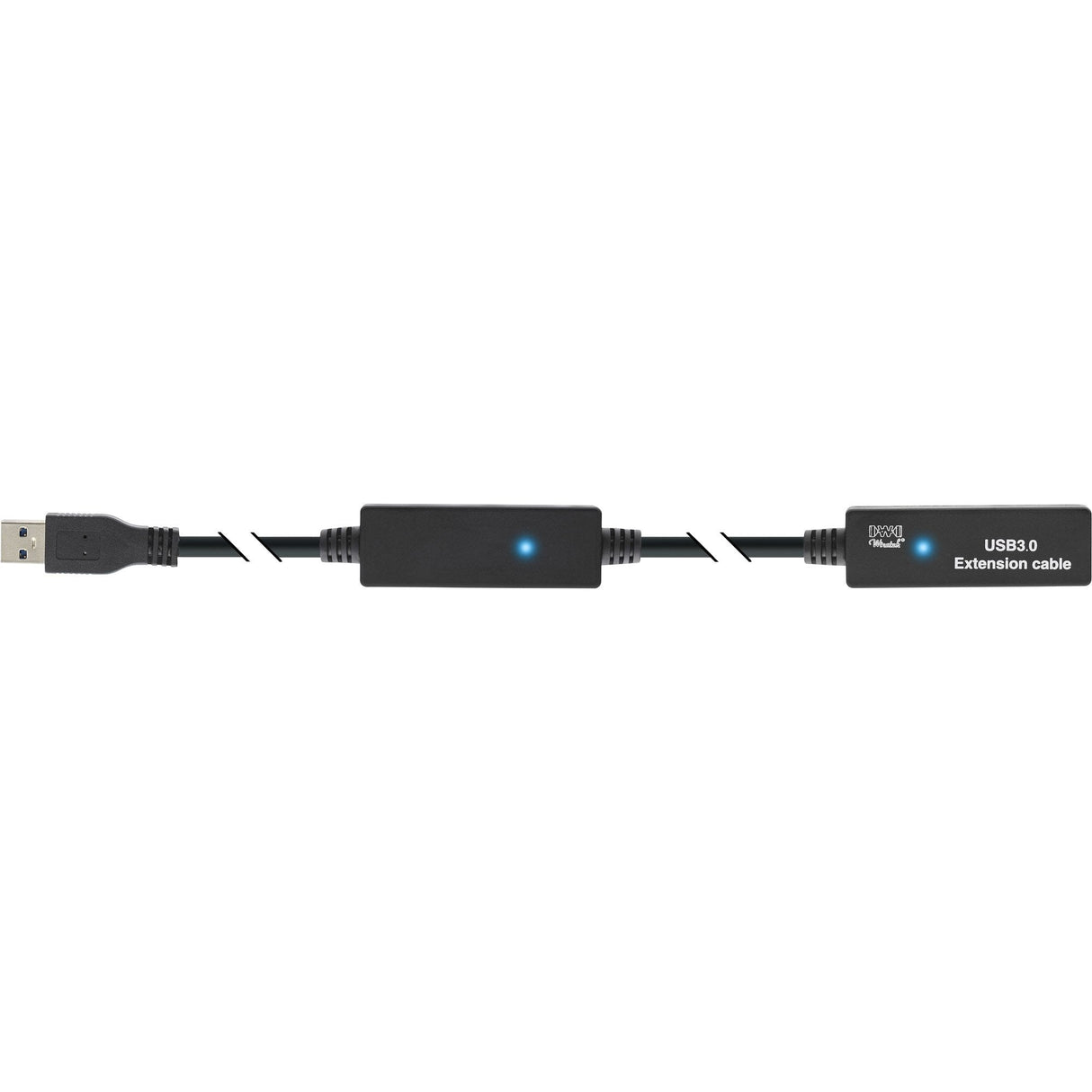 Cable Inline Usb 3.0 Cable Repetidor Activo Tipo A Macho A A Hembra Negro 10m