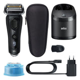 EAN 8700216808101 - Braun Series 9 9352cc Sport Máquina de afeitar de láminas Recortadora Negro, Gris imagen 7