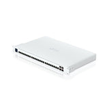 Ubiquiti Uisp-S-Pro Switch Poe Layer 2 Con 24x Gbe Rj45 (16 Poe Pasivo De 27v) Y 4x Sfp+ 10g. Disponibilidad Poe Total De 220w