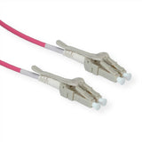 Roline Lwl-Cable 50 125m Om4, Lc Lc, Low-Loss-Stecker, Violett, 7 M