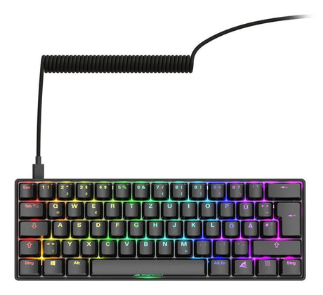 EAN 4044951041923 - Sharkoon 100065629 teclado Hogar USB QWERTZ Alemán Negro imagen 2
