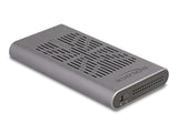 Delock 42027 Caja Externa Usb 20 Gbps Para 2 X Ssd M.2 Nvme Pcie Con Usb Type-C Hembra Y Función De Clonación