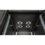 Roline 19-Zoll Serverschrank Basic 42 He, 600x1000 Bxt Perforiert Schwarz