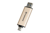 EAN 0760557850328 - Transcend JetFlash 930C unidad flash USB 128 GB USB Type-A / USB Type-C 3.2 Gen 1 (3.1 Gen 1) Oro imagen 2