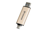 EAN 0760557850328 - Transcend JetFlash 930C unidad flash USB 128 GB USB Type-A / USB Type-C 3.2 Gen 1 (3.1 Gen 1) Oro imagen 2