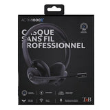 EAN 3303170111154 - T'nB ACTIV 1000X Auriculares Inalámbrico Diadema Llamadas/Música Bluetooth Base de carga Negro imagen 5