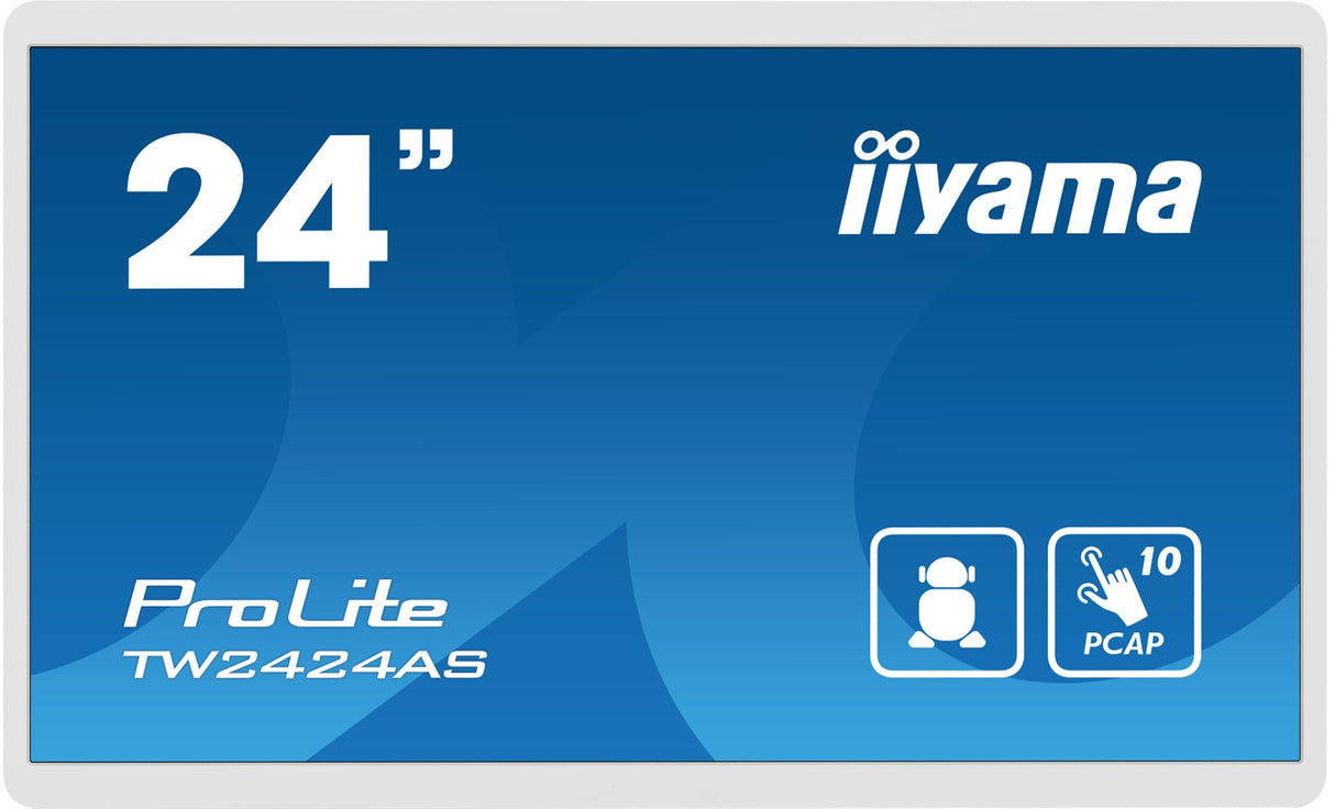 Iiyama Tw2424as 60.5cm Ips Touch 24'' 1920x1080 Micro-Sd 2xusb Blanco