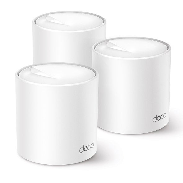 EAN 4897098681732 - TP-Link Deco X50 (3-pack) Doble banda (2,4 GHz / 5 GHz) Wi-Fi 6 (802.11ax) Blanco Interno imagen 1