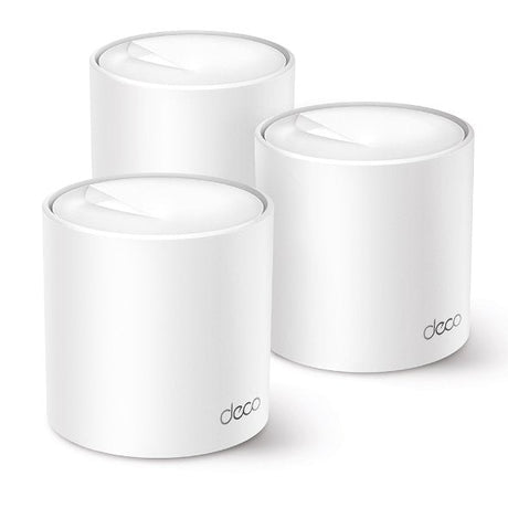 EAN 4897098681732 - TP-Link Deco X50 (3-pack) Doble banda (2,4 GHz / 5 GHz) Wi-Fi 6 (802.11ax) Blanco Interno imagen 1