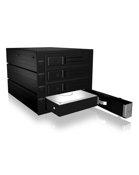 EAN 4250078161400 - ICY BOX IB-564SSK 3x 5,25" Bandeja para disco duro Negro imagen 2