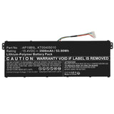 Battery For Acer Notebook, - Laptop 53.90wh Li-Pol 15.4v - 3500mah - Warranty: 12m