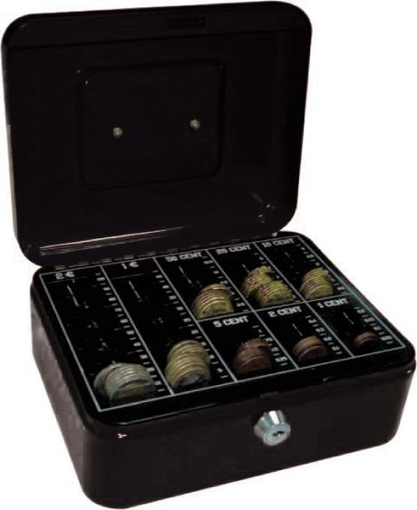 EAN 5705831042773 - Q-CONNECT KF04277 caja de dinero Negro Metal 1 pieza(s) imagen 1