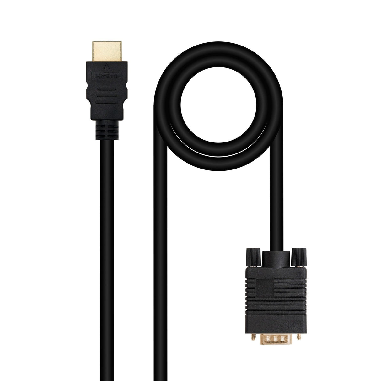 Nanocable Cable Conversor Hdmi A Vga, Hdmi/M-Vga/M 1.8m - Negro