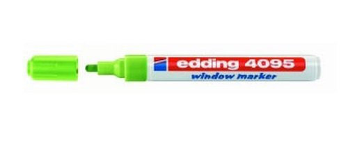 Edding Marcador Tiza Liquida 4095 Punta Conica Trazo 2-3mm Verde Claro