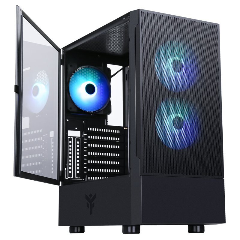 Caja Pc Itek Siisbe 3.0 Midi Tower Negro