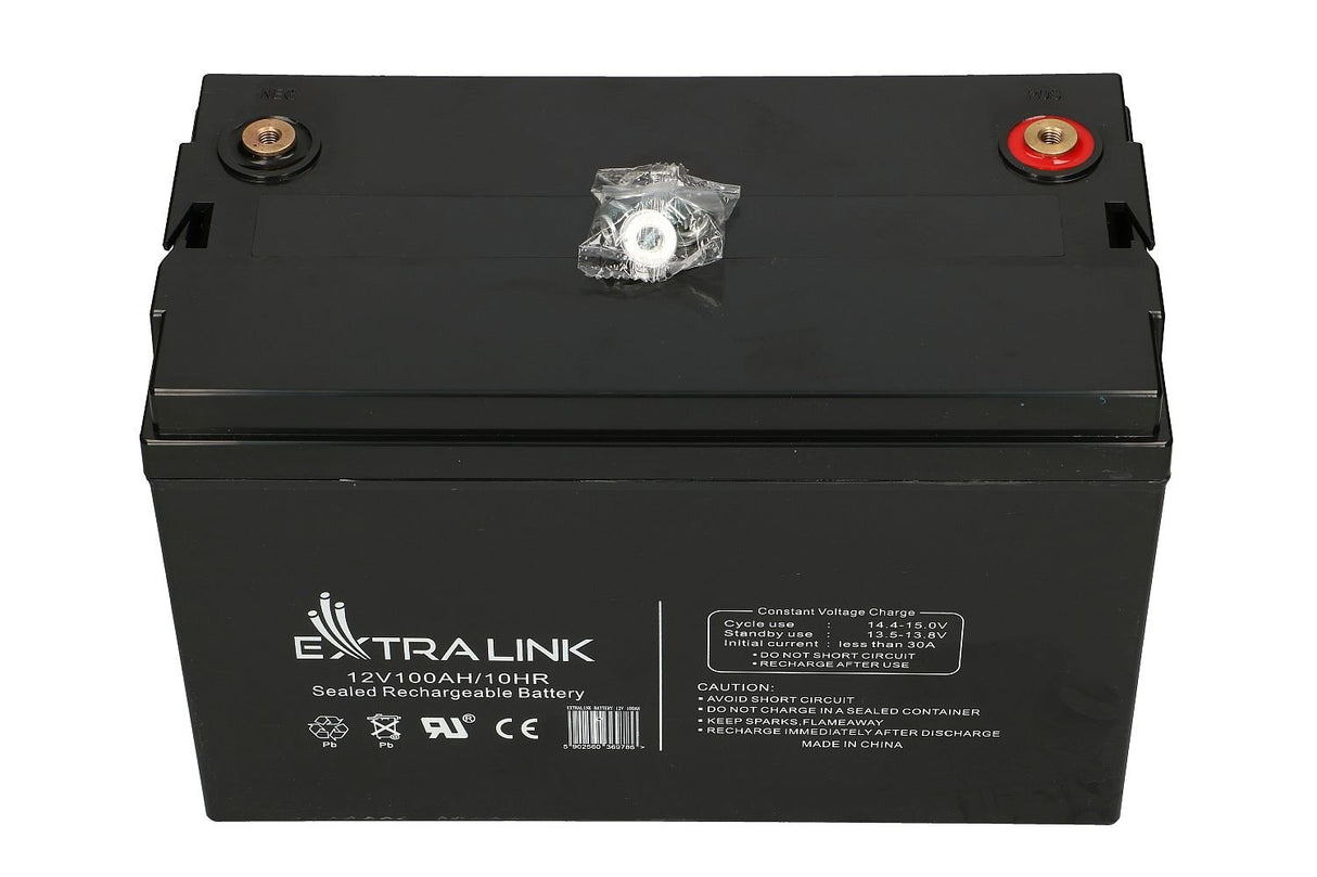 EAN 5902560369786 - Extralink AKUMULATOR BATTERY ACCUMULATOR AGM 12V 100AH - Batterie Sealed Lead Acid (VRLA) imagen 2
