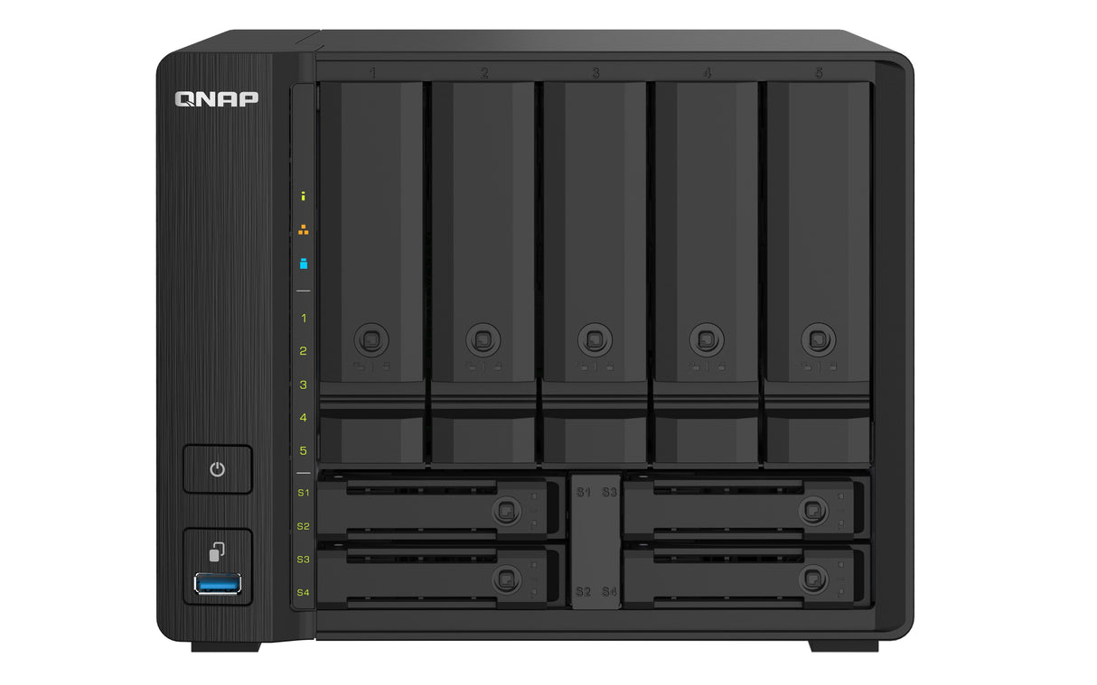 Nas Qnap  Ts-932px-4g 9 Bay 4gb Ddr3l Sodimm Sfp+ 2xrj45