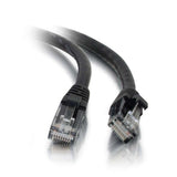 C2g Cat5e Booted Unshielded (Utp) Network Patch Cable Cable De Interconexión Rj-45 (M) A Rj-45 (M) 2 M Utp Cat 5e Moldeado Sin Enganches Trenzado Negro