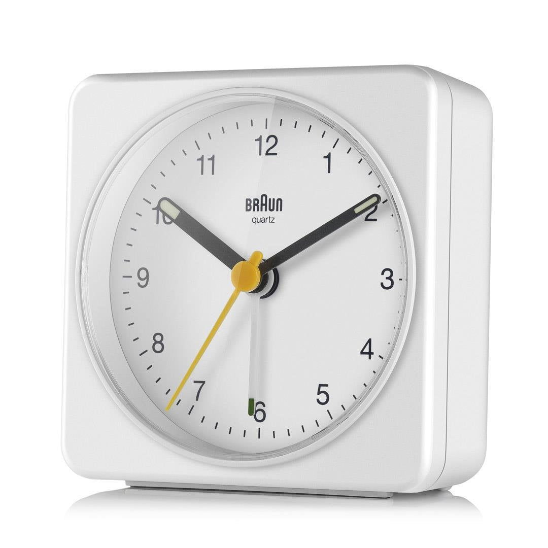 Braun Bc03w Reloj Despertador Analógico Blanco