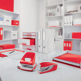 Leitz Grapadora Nexxt 5502 Wow Rojo-Metallic