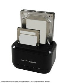 EAN 4260070125270 - LC-Power LC-DOCK-U3-III base de conexión para disco duro USB 3.2 Gen 1 (3.1 Gen 1) Type micro-B Negro imagen 3