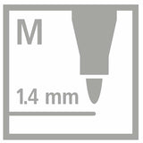 EAN 4006381546348 - STABILO Pen 68 metallic rotulador Medio Cobre, Oro, Azul metálico, Metallic green, Metallic pink, Violeta imagen 7