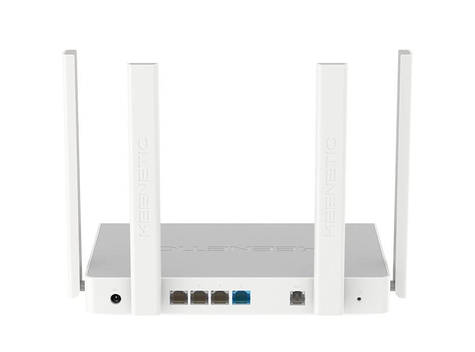 Keenetic Kn-3610 Router Inalámbrico Gigabit Ethernet Doble Banda (2,4 Ghz / 5 Ghz) Gris, Blanco