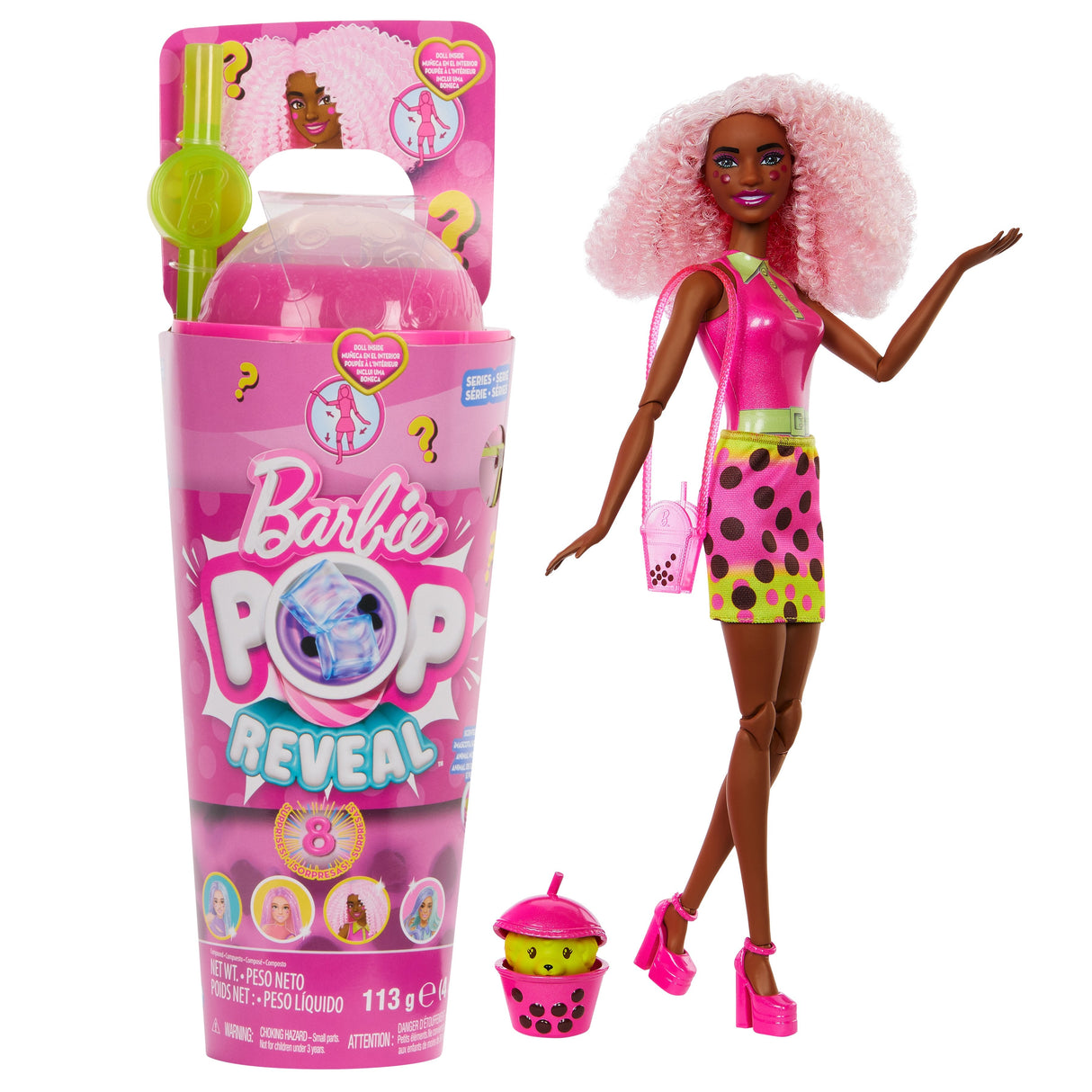 Muñeca  Mattel Barbie Pop! Reveal Bubble Tea Series - Berry Bliss Htj20
