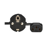 Eaton Tripplite Pdu Power Cord C13 To Schuko Cee 7/7 - 10a 250v H05vv-F 1m 3.28 Ft. Black