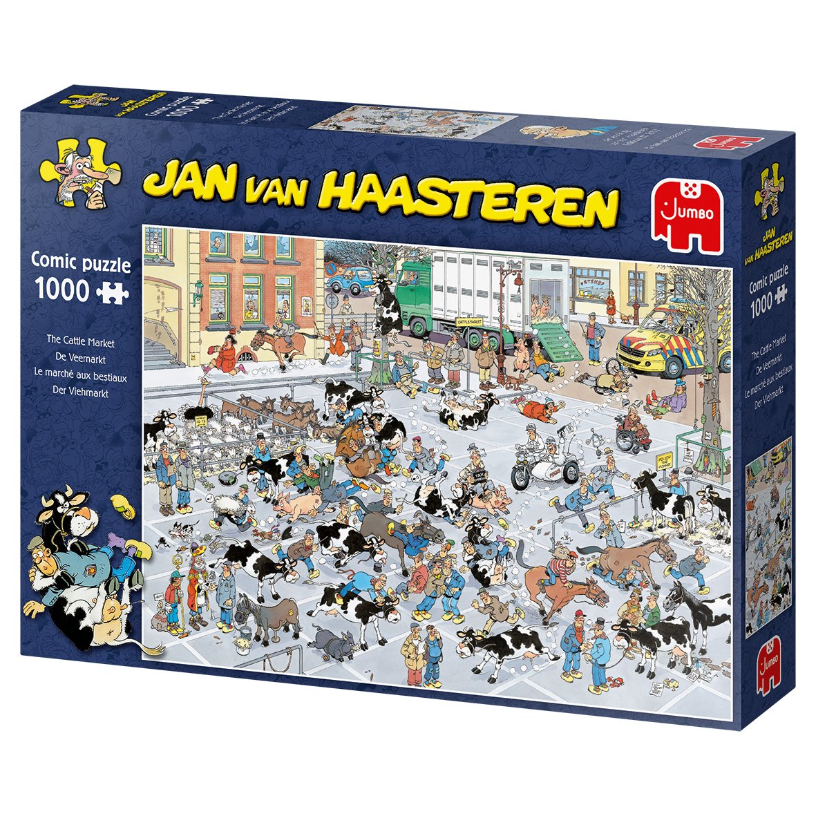Jumbo Jan Van Haasteren Der Vieh-Markt Viehmarkt 1000 Teile Puzzle (19075)