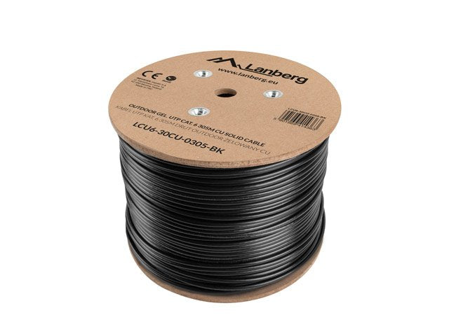 EAN 5901969414370 - Lanberg LCU6-30CU-0305-BK cable de red Negro 305 m Cat6 U/UTP (UTP) imagen 3