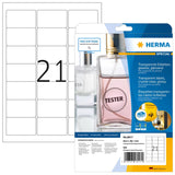 EAN 4008705080170 - HERMA 8017 etiqueta de impresora Transparente Etiqueta para impresora autoadhesiva imagen 1