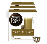 Capsulas Dolce Gusto Au Lait Tripack Nescafe Cafe Con Leche 48 Unidades (16x3)