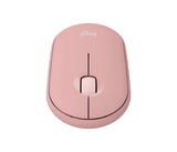 Ratón Logitech Pebble 2 M350s Wireless + Bluetooth Rosa 910-007014