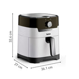 Freidora De Aire Tefal Easy Fry & Grill Classic Ey501a  Caliente Acero Inoxidable/Negro Ey501a