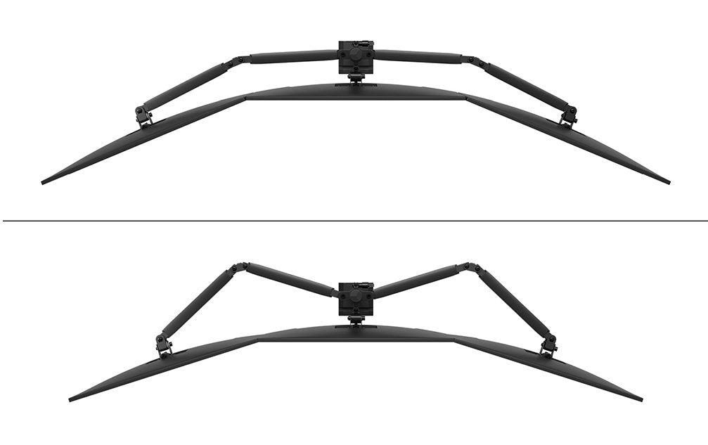 Neomounts Ds60-600bl3 Brazo De Monitor 10-27" - Quick-Fix - Tope-A-180°