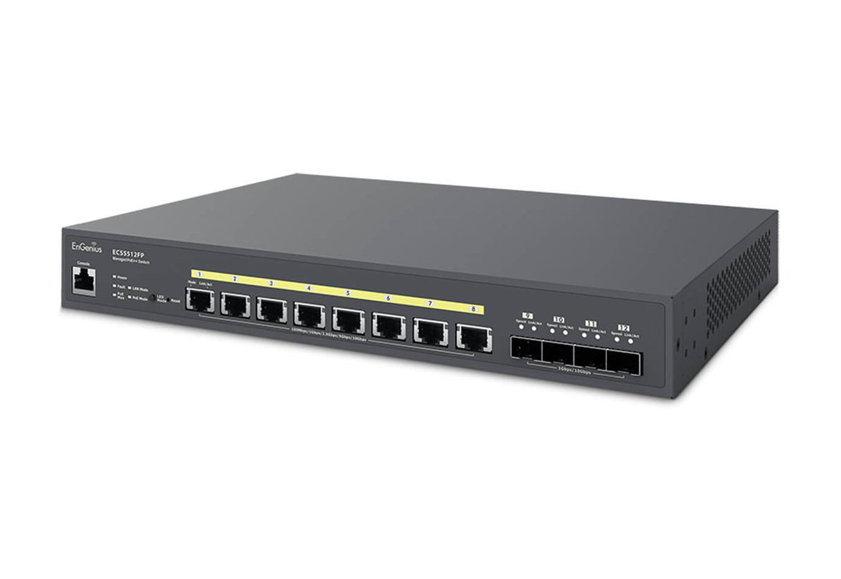 Switch Con Gesti N Cloud 8-Port 10gbe Poe.Af/At/Bt 420w 4x10gb Sfp+ L2+ 13i